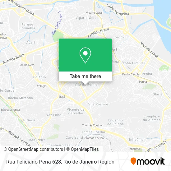 Rua Felíciano Pena 628 map