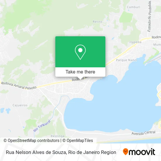 Rua Nelson Alves de Souza map