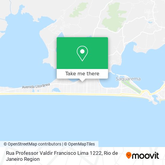 Rua Professor Valdir Francisco Lima 1222 map