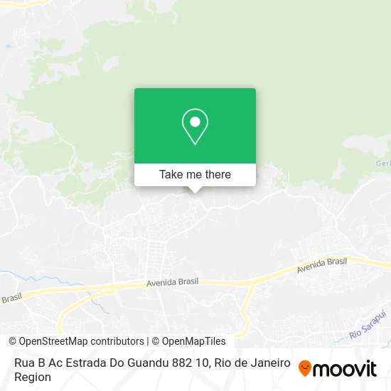 Rua B Ac Estrada Do Guandu 882 10 map