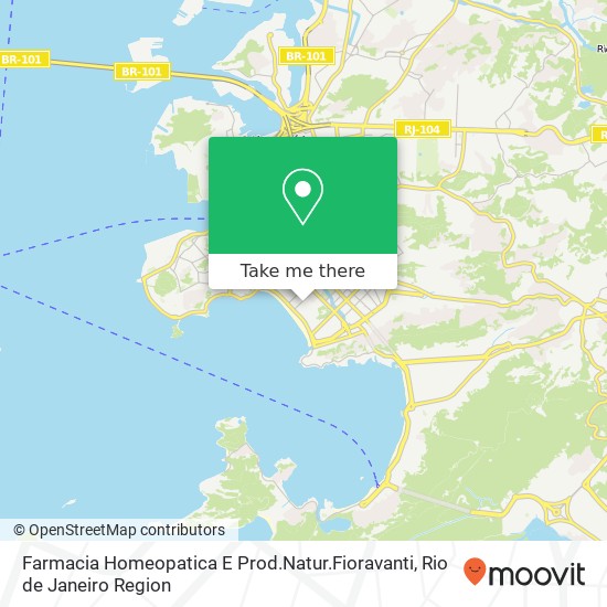 Mapa Farmacia Homeopatica E Prod.Natur.Fioravanti