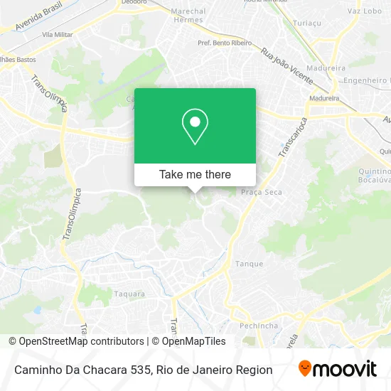 Caminho Da Chacara 535 map