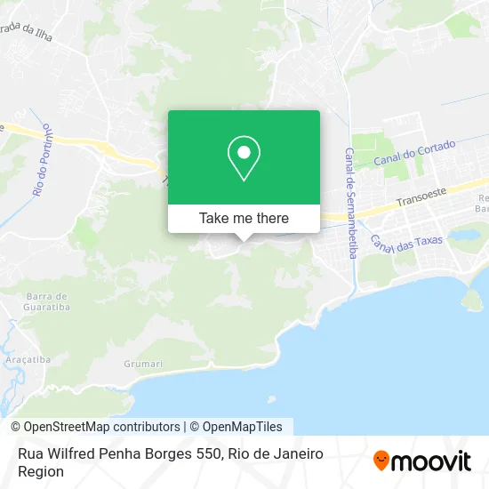 Rua Wilfred Penha Borges 550 map