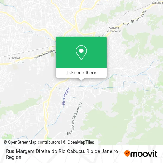 Rua Margem Direita do Rio Cabuçu map