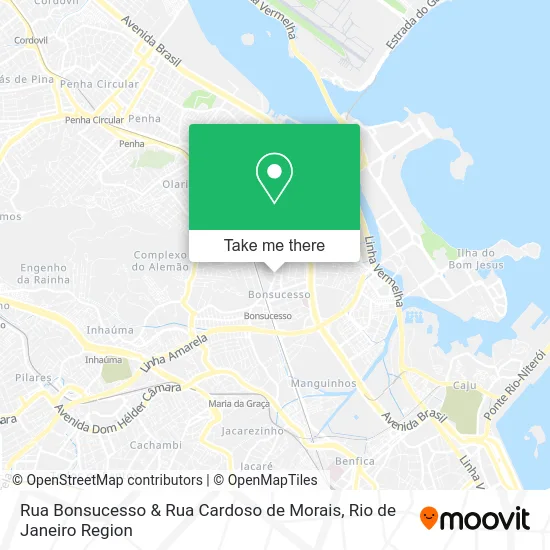Rua Bonsucesso & Rua Cardoso de Morais map