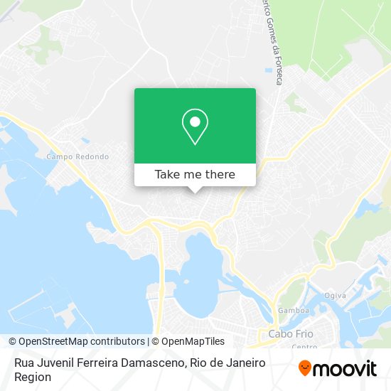 Rua Juvenil Ferreira Damasceno map