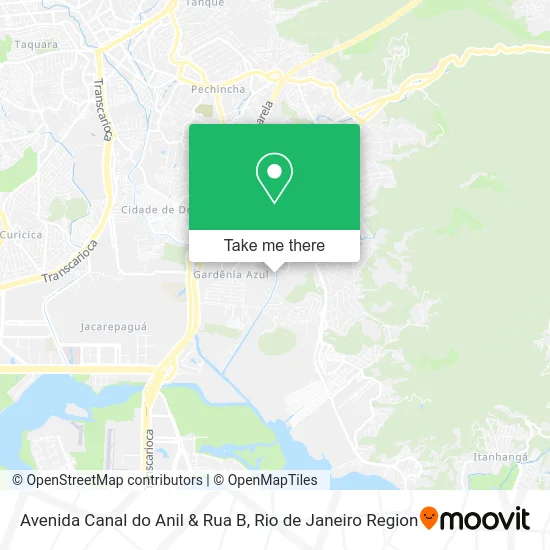 Avenida Canal do Anil & Rua B map