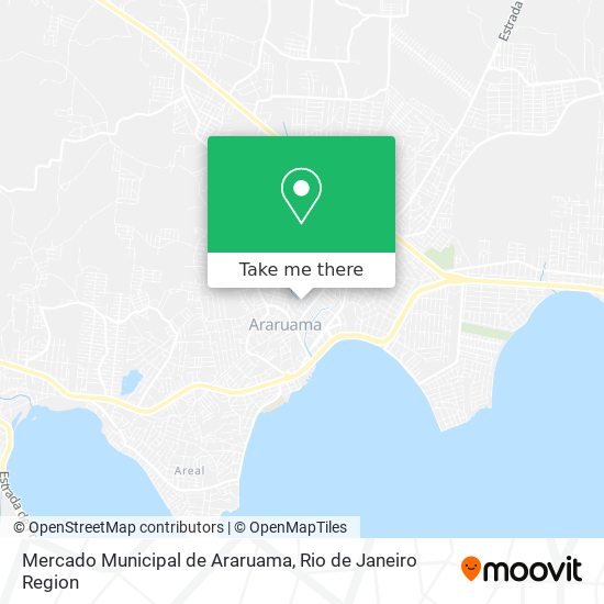 Mapa Mercado Municipal de Araruama
