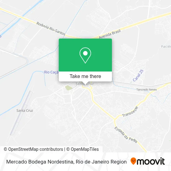 Mercado Bodega Nordestina map