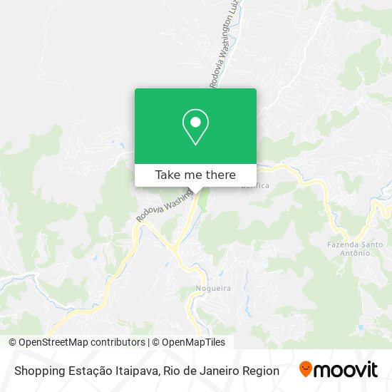 Shopping Estação Itaipava map