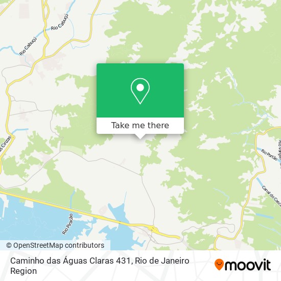 Caminho das Águas Claras 431 map