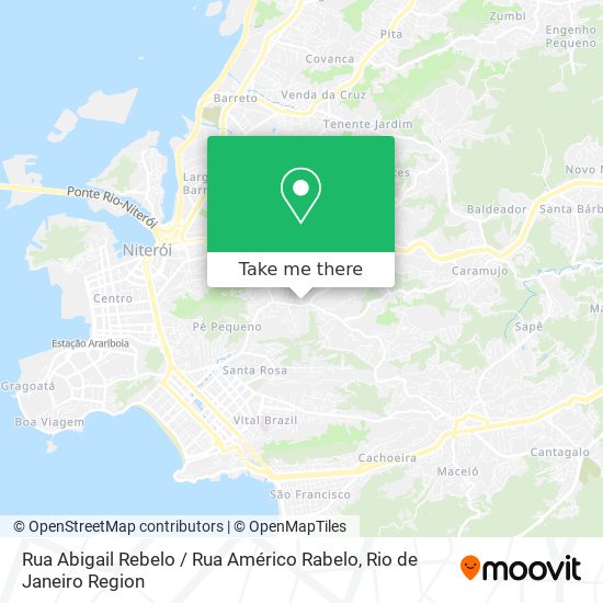 Mapa Rua Abigail Rebelo / Rua Américo Rabelo