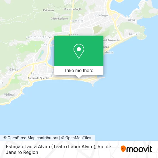 Estação Laura Alvim (Teatro Laura Alvim) map