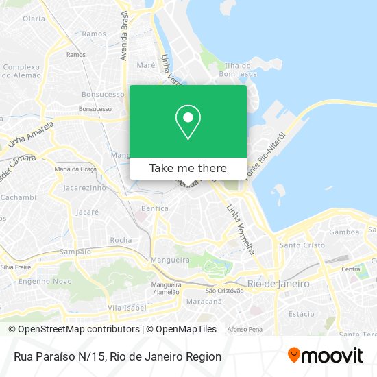 Mapa Rua Paraíso N/15