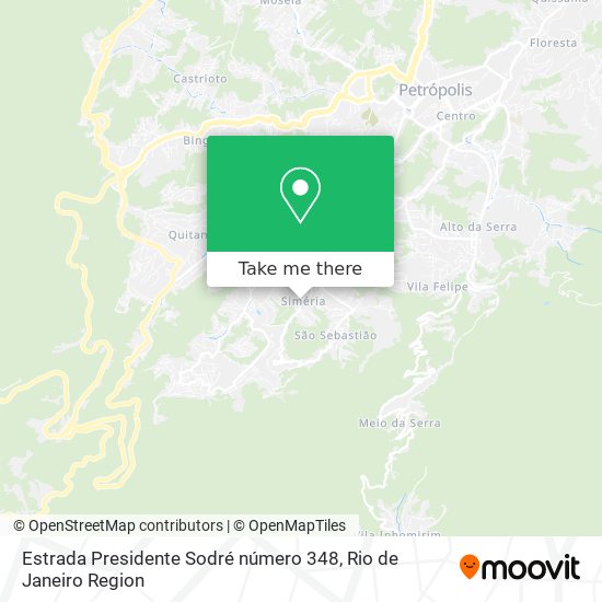 Estrada Presidente Sodré número 348 map