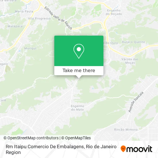 Rm Itaipu Comercio De Embalagens map