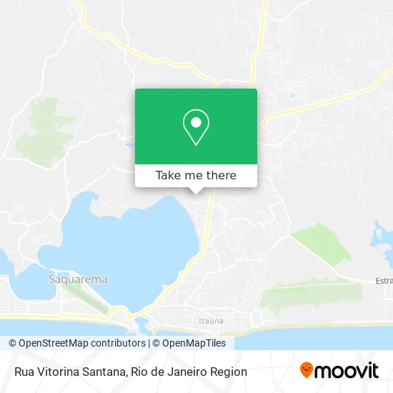 Rua Vitorina Santana map