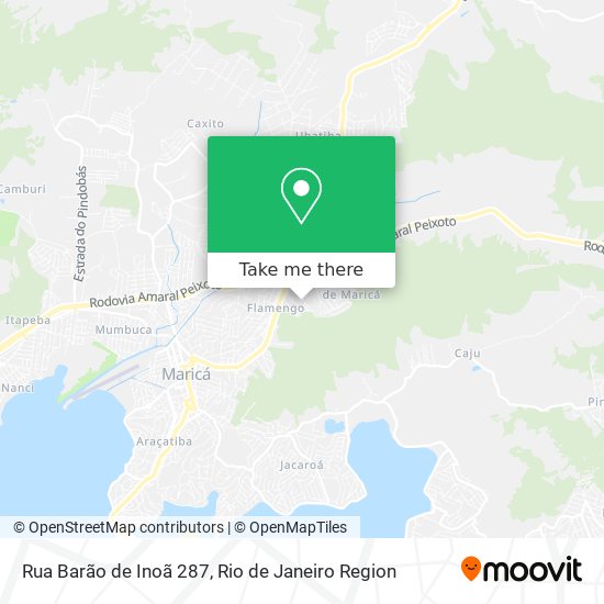 Mapa Rua Barão de Inoã 287