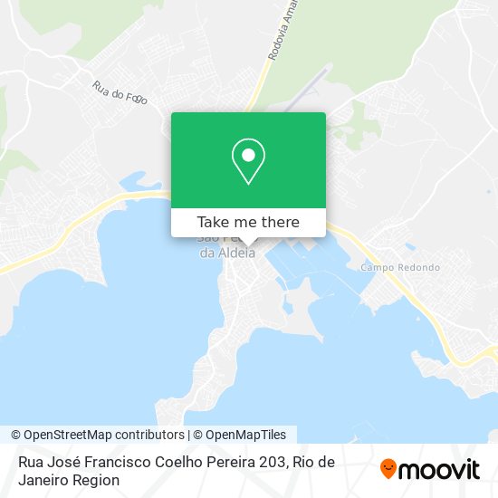 Rua José Francisco Coelho Pereira 203 map