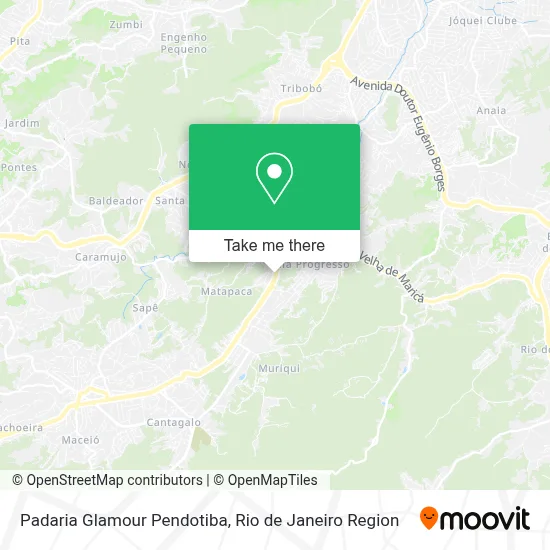 Padaria Glamour Pendotiba map