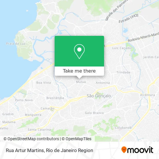 Rua Artur Martins map