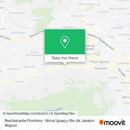 Restaurante Frontera - Nova Iguaçu map