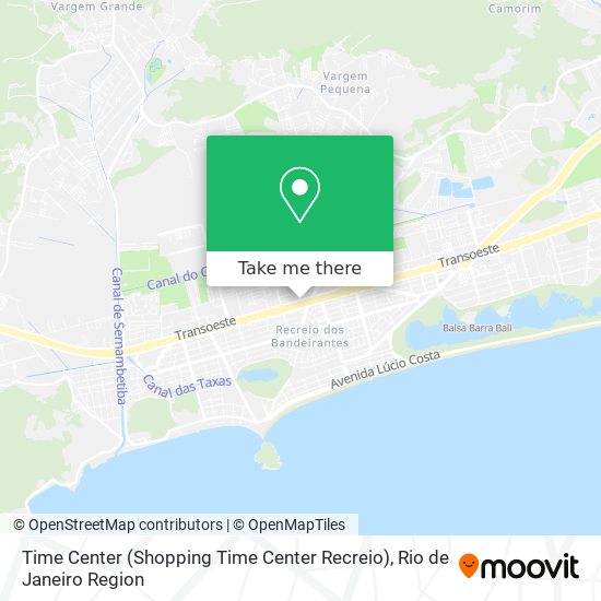 Time Center (Shopping Time Center Recreio) map