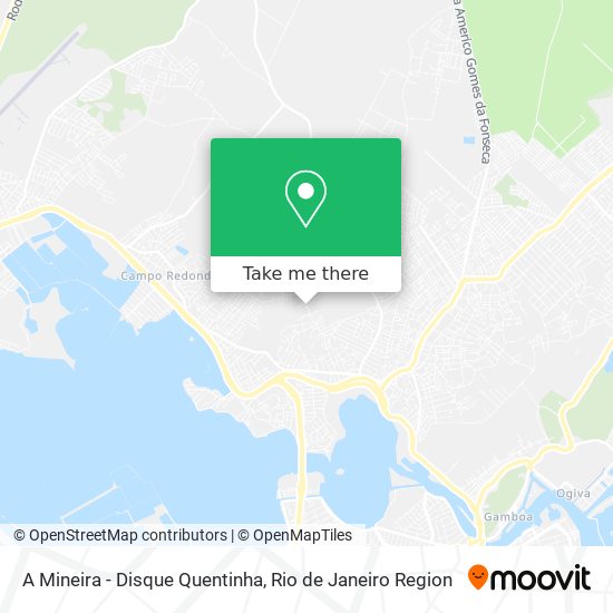 A Mineira - Disque Quentinha map
