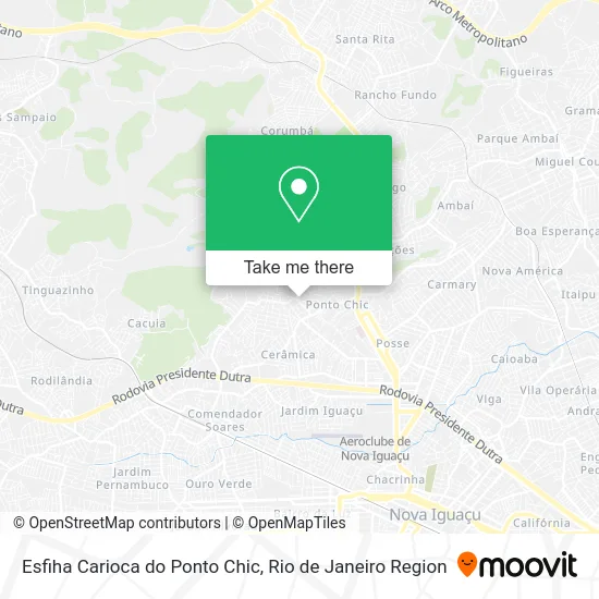 Esfiha Carioca do Ponto Chic map