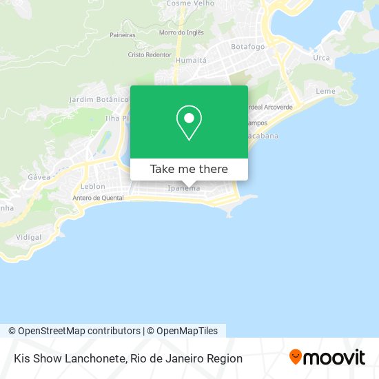 Mapa Kis Show Lanchonete