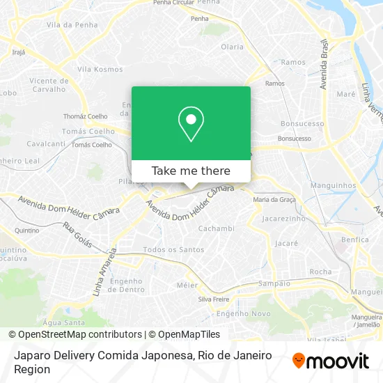 Japaro Delivery Comida Japonesa map