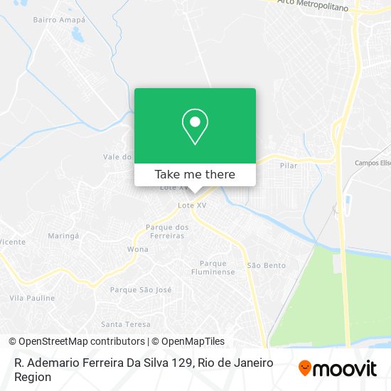 R. Ademario Ferreira Da Silva 129 map
