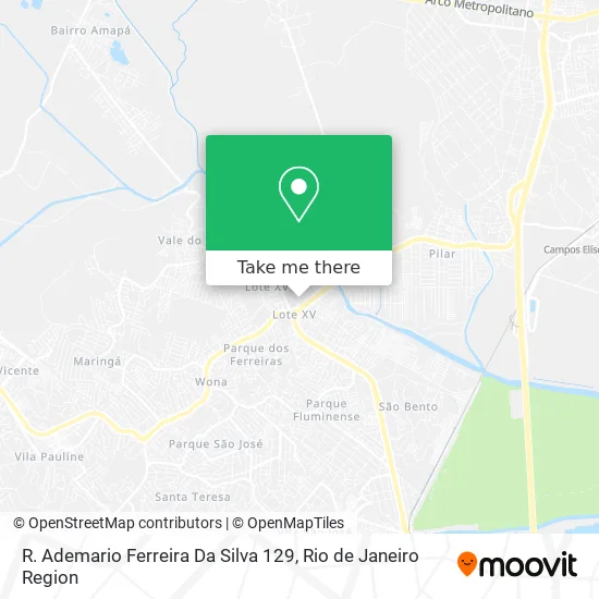 R. Ademario Ferreira Da Silva 129 map