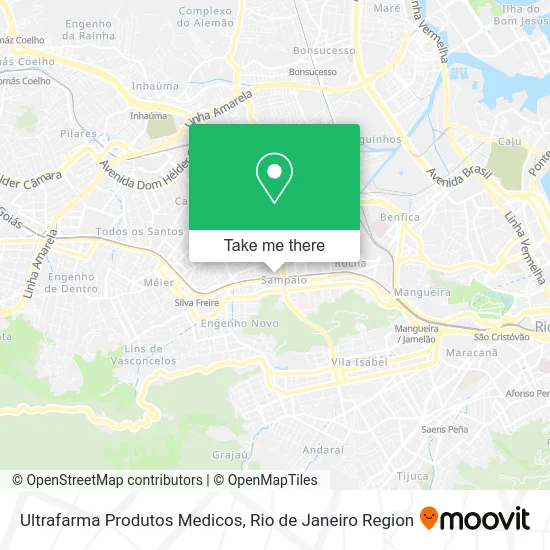 Ultrafarma Produtos Medicos map
