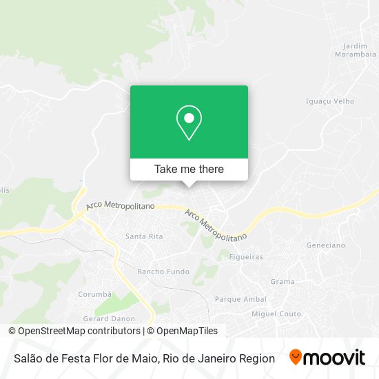 Salão de Festa Flor de Maio map