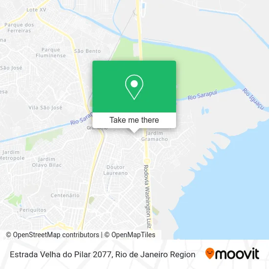 Estrada Velha do Pilar 2077 map