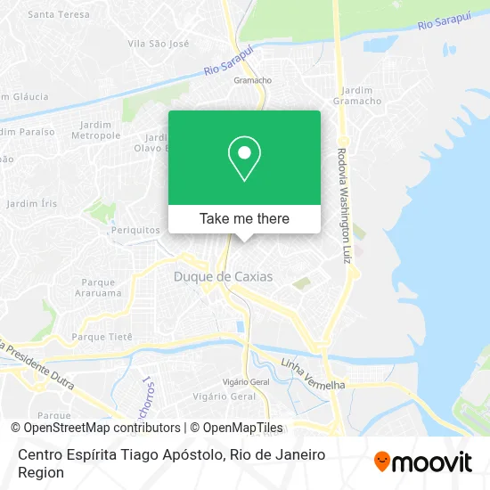 Centro Espírita Tiago Apóstolo map