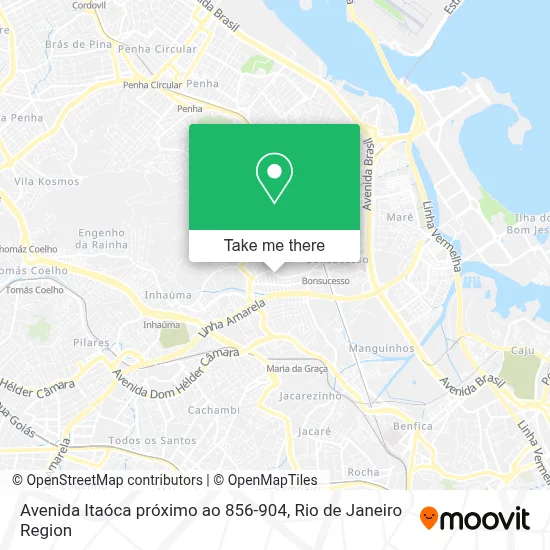 Avenida Itaóca próximo ao 856-904 map