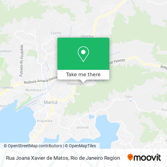Rua Joana Xavier de Matos map
