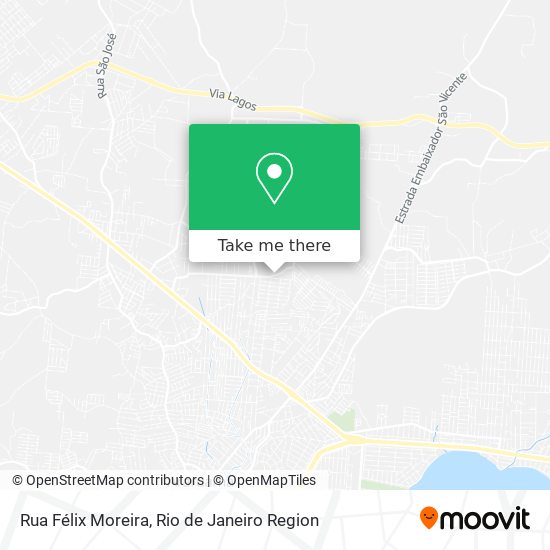 Mapa Rua Félix Moreira