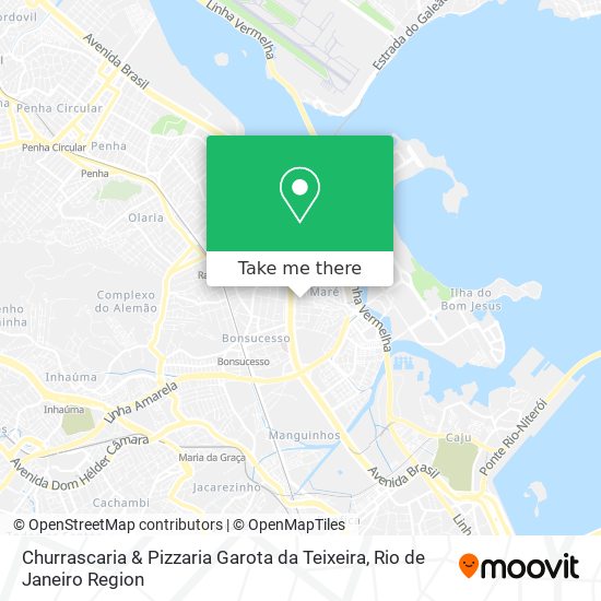 Mapa Churrascaria & Pizzaria Garota da Teixeira