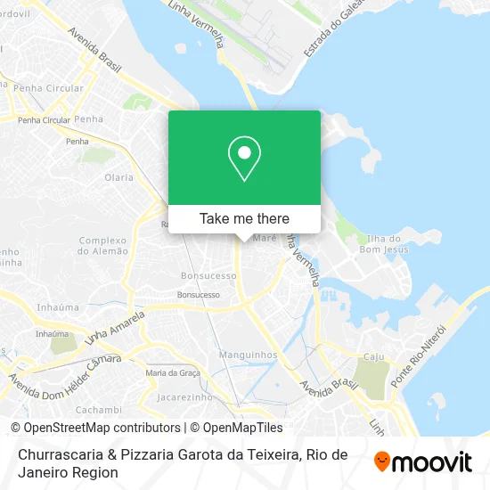 Churrascaria & Pizzaria Garota da Teixeira map
