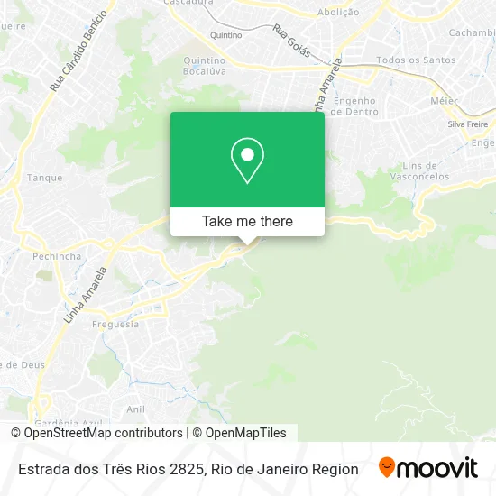 Estrada dos Três Rios 2825 map