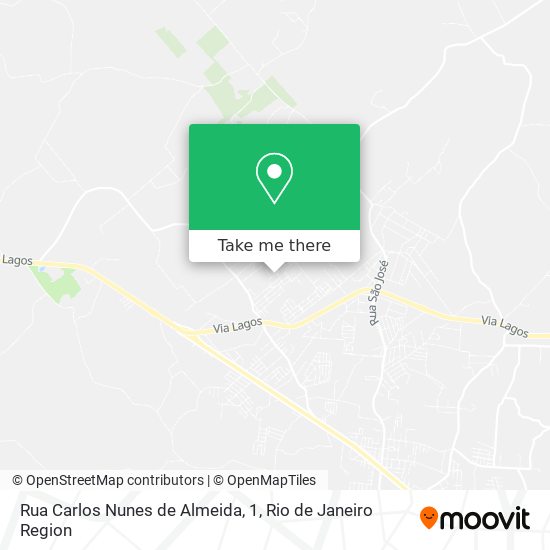 Mapa Rua Carlos Nunes de Almeida, 1