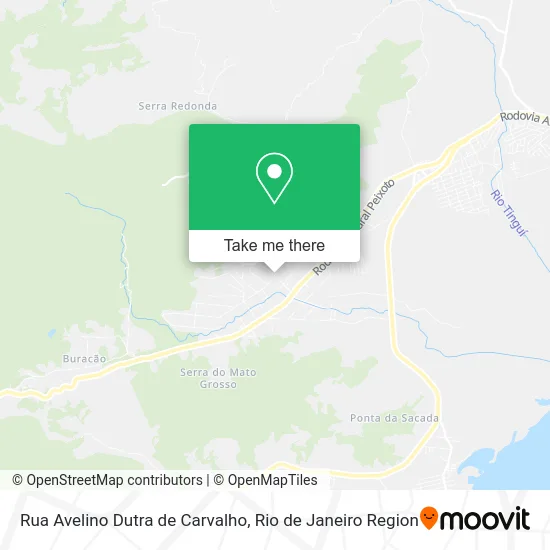 Rua Avelino Dutra de Carvalho map