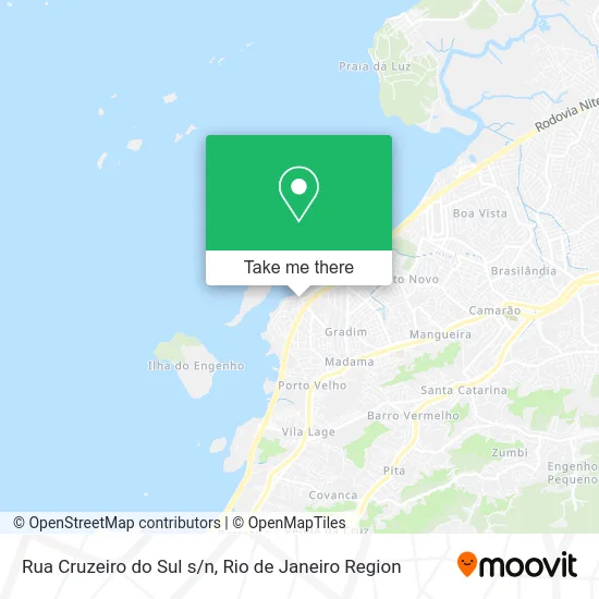 Rua Cruzeiro do Sul s/n map