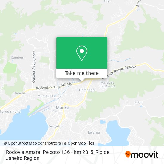 Rodovia Amaral Peixoto 136 - km 28, 5 map