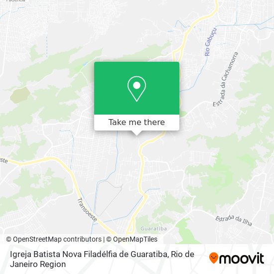 Igreja Batista Nova Filadélfia de Guaratiba map