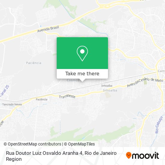 Mapa Rua Doutor Luiz Osvaldo Aranha 4