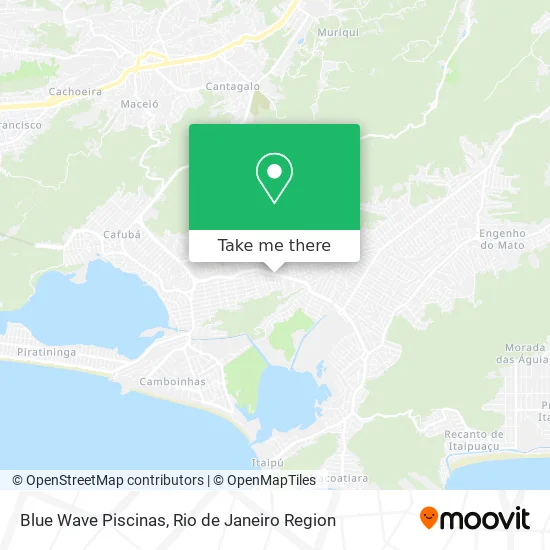 Blue Wave Piscinas map